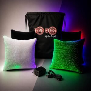 ight Up Cornhole Bags, Fiber Optic with LED
