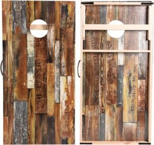 Sportdo Solid Wood Vintage Cornhole - best cornhole set under 100