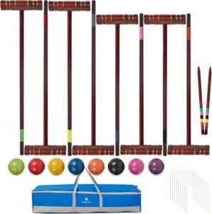 SpeedArmis 8-Player Croquet Set