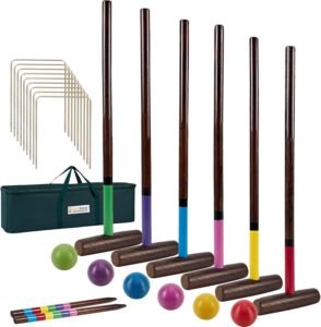 SpexDarxs Six Player Croquet Set