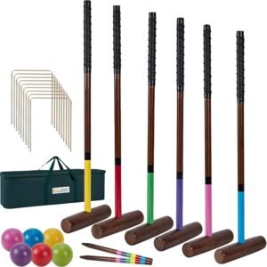 SpexDarxs Six Player Croquet Set