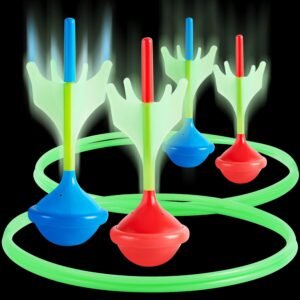 JOYIN Glow-in-the-Dark Lawn Darts Set