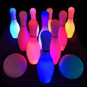 glow in the dark bowling set outdoor LED
