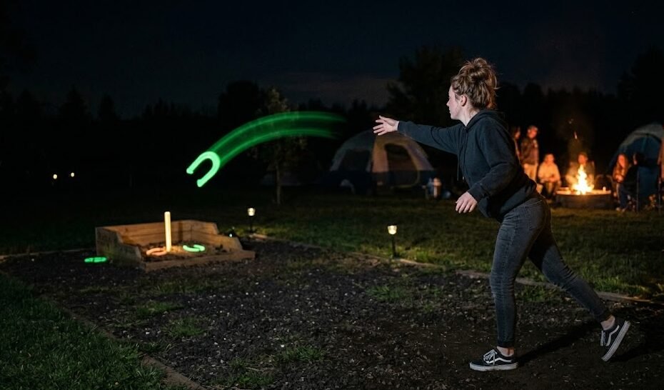 glow in the dark horseshoe game