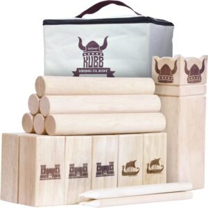 GoSports Kubb Viking Clash Set