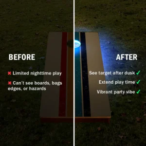 ACA Eclipse LED Cornhole Boards Lighting Kit