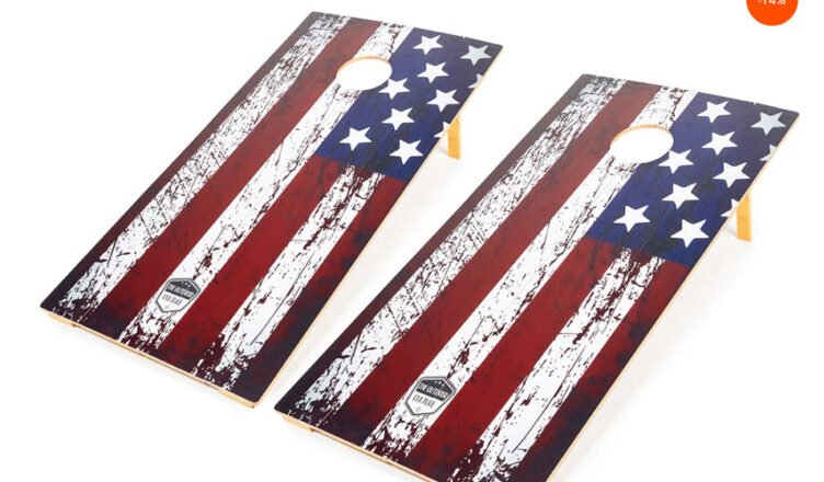 American Flag Cornhole Board