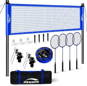 Backyard Badminton Set Portable Outdoor Net